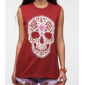 Urban Outfitters Skull Tank Top, Sz S